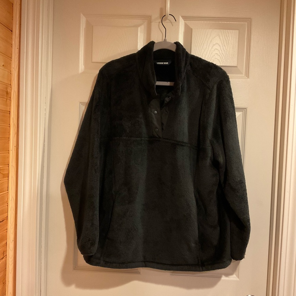 Lands' End Black Fleece Jacket